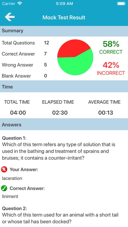Vet Terminology Quizzes screenshot-6