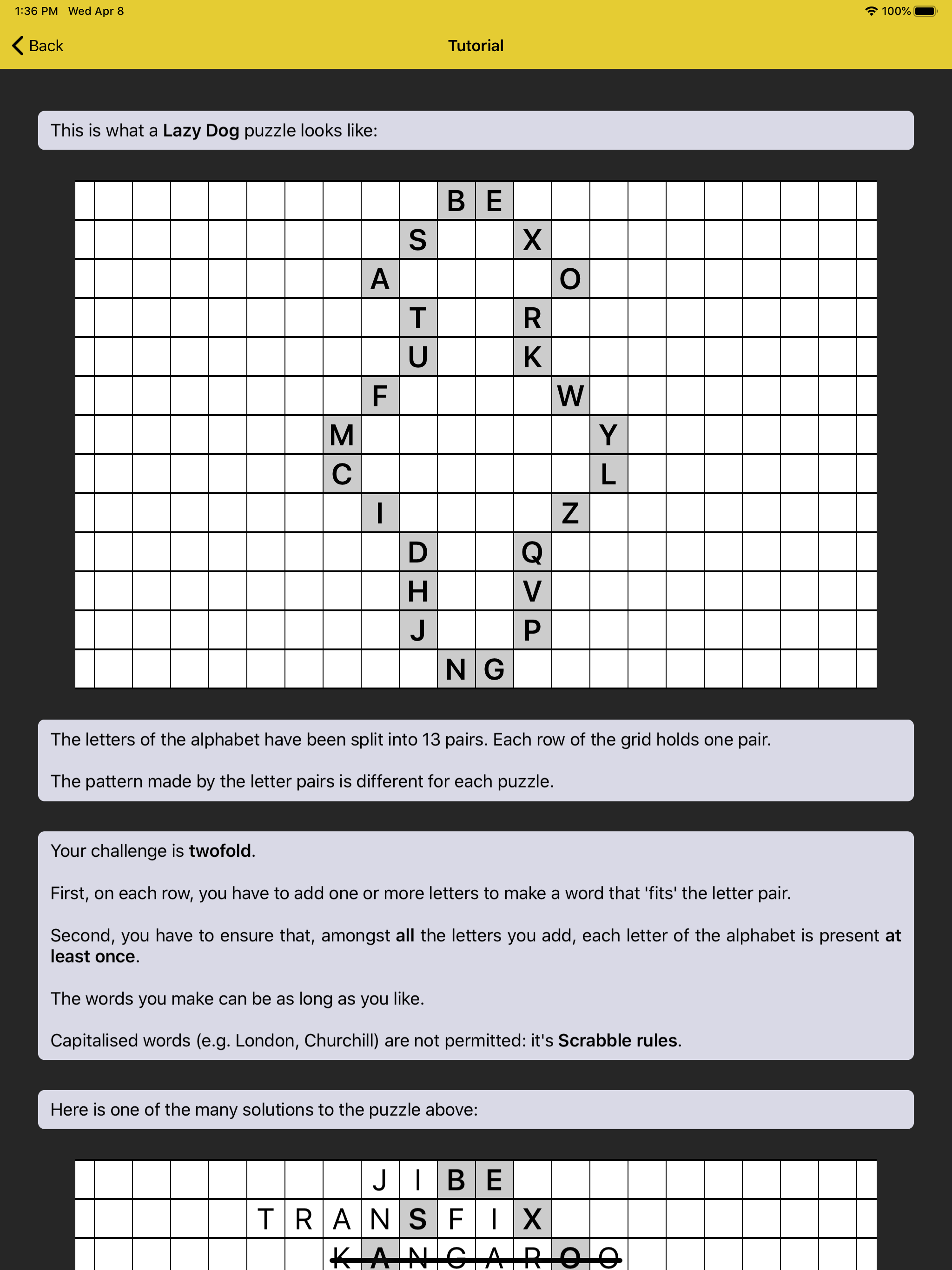 Lazy Dog Word Puzzle Volume 1 screenshot 13