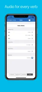 English Verb Conjugator Pro screenshot #6 for iPhone