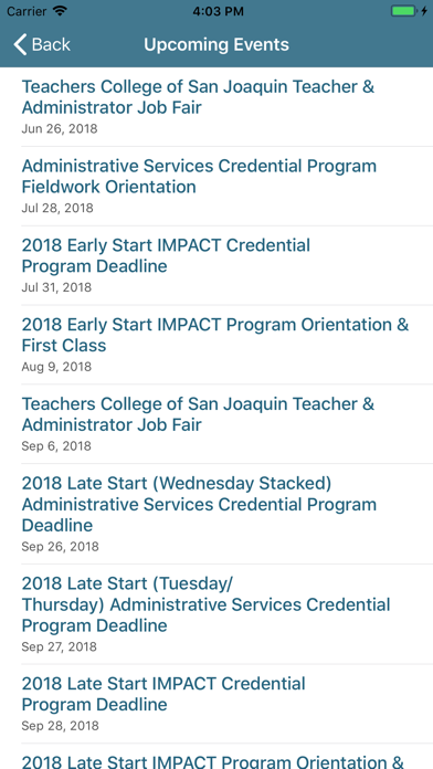 Teachers College of SJ Screenshot