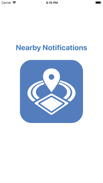 Nearby Notifications app screenshot