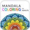 Icon Mandala Coloring - For Adults