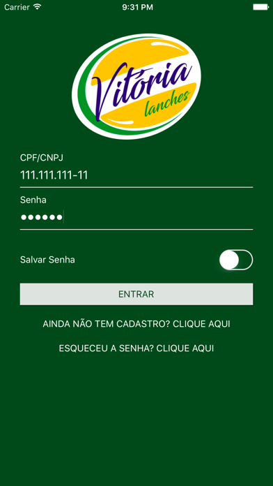 Vitória Lanches Screenshot