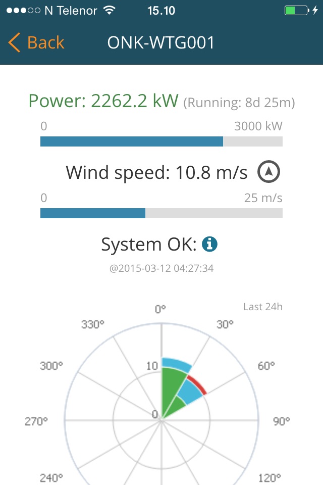 BazeField Wind Farm Monitor screenshot 2