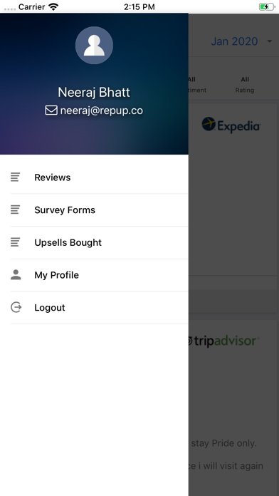 Screenshot #1 pour RepUp App