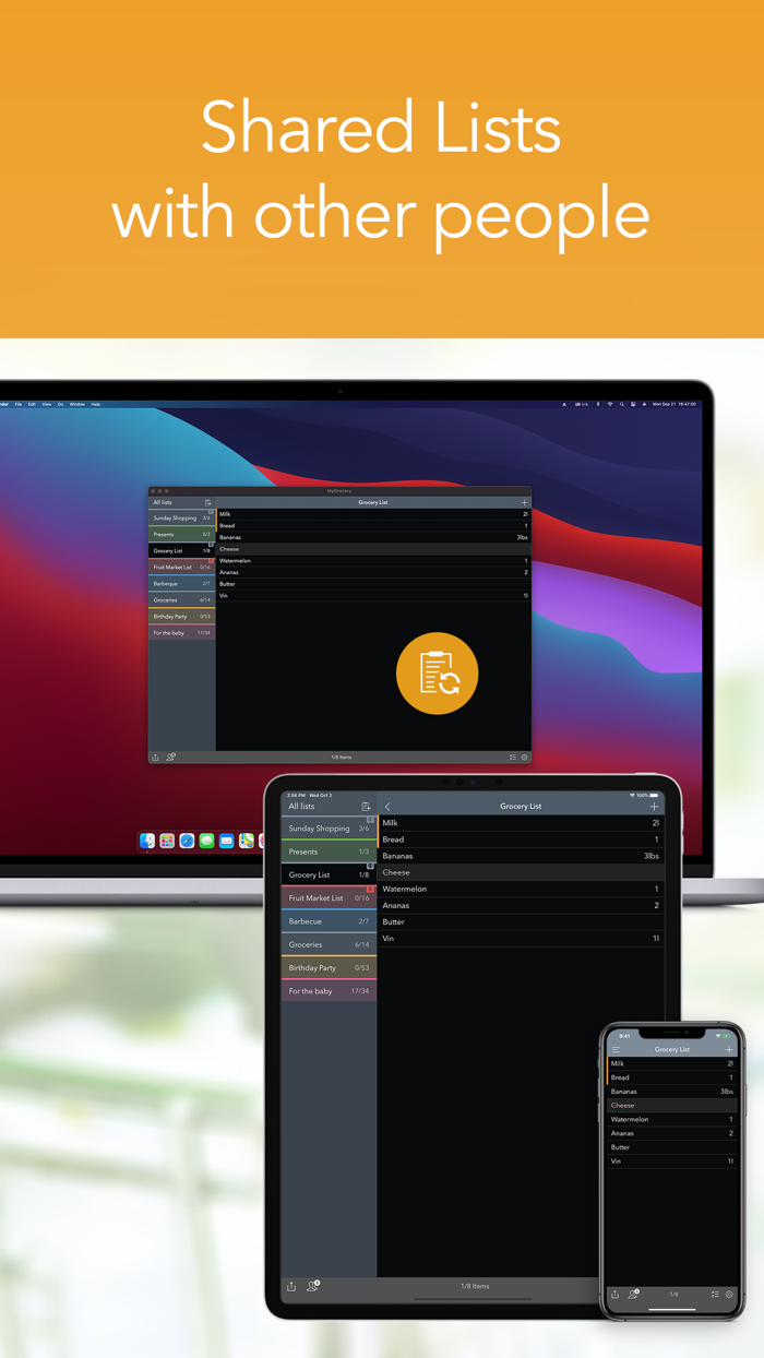 MyGrocery Shopping List