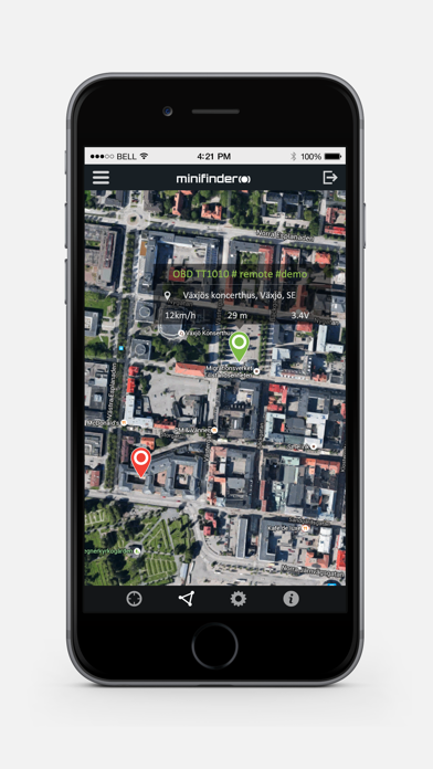 MiniFinder GO - GPS Tracking Screenshot
