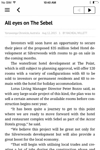 Yarrawonga Chronicle screenshot 2