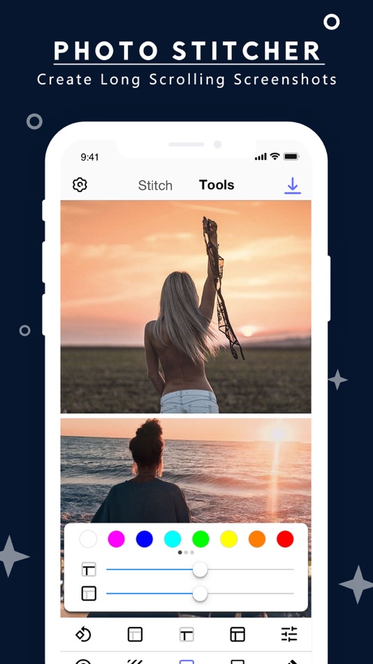 #3. PhotoStitcher-Pic Stitch Maker (iOS) By: Tong Zhang