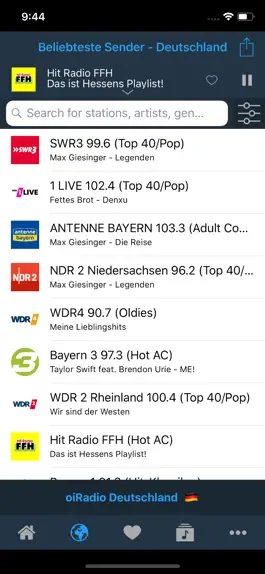 Game screenshot oiRadio Deutschland-Live radio hack