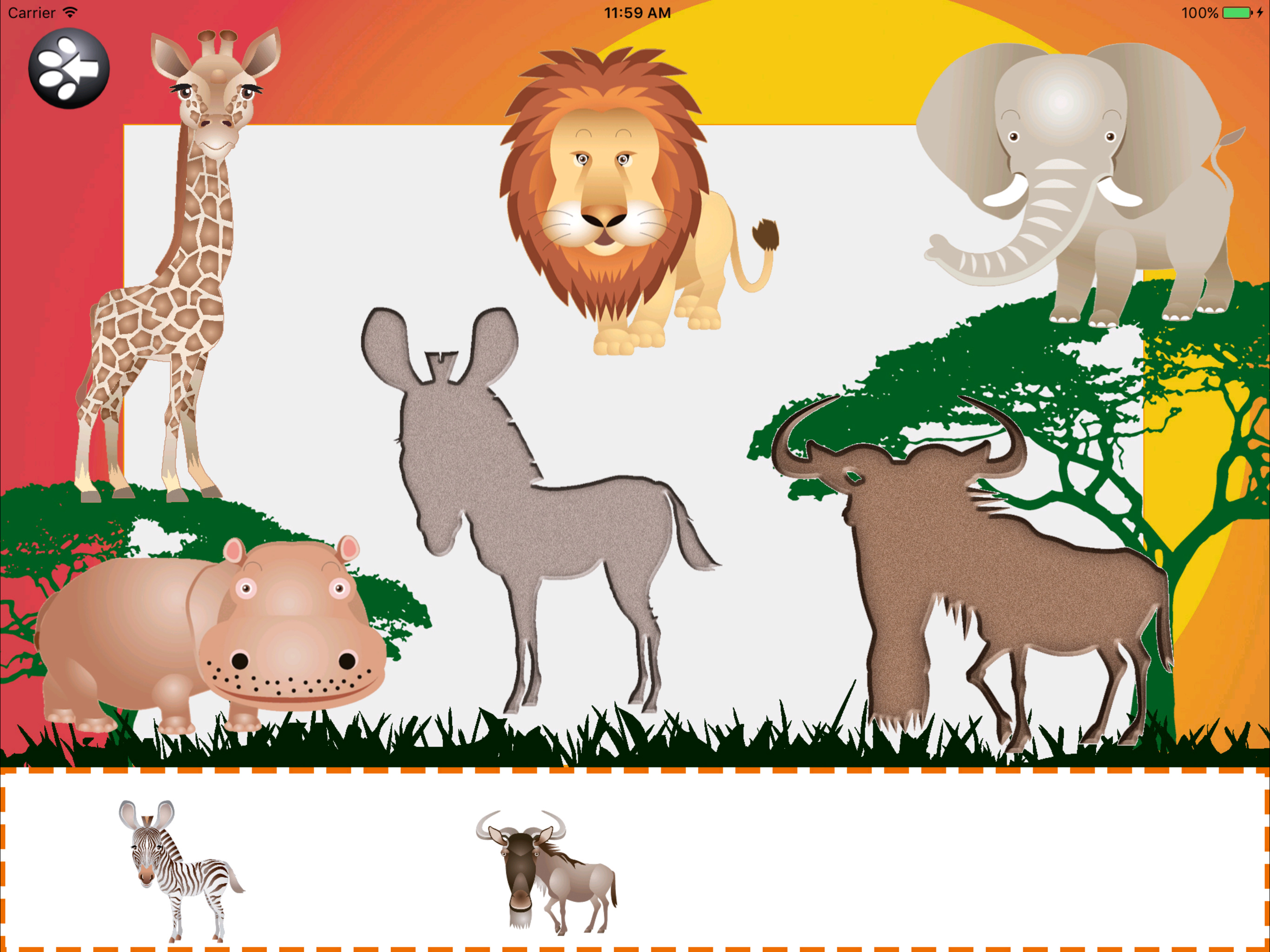 Animals life - Toddlers games