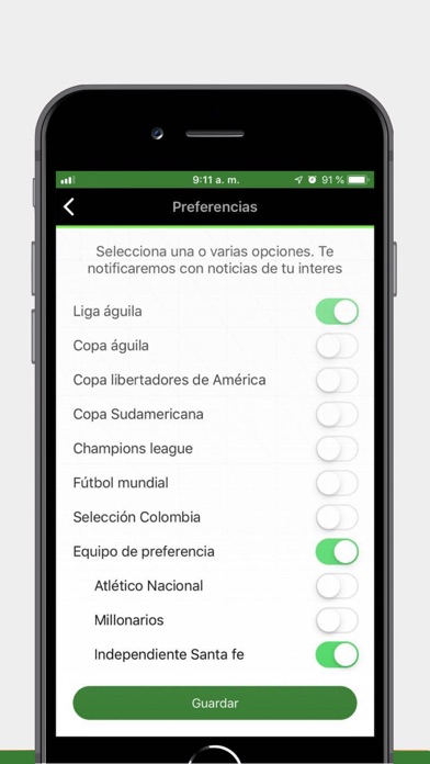 FutbolHoy app screenshot 2