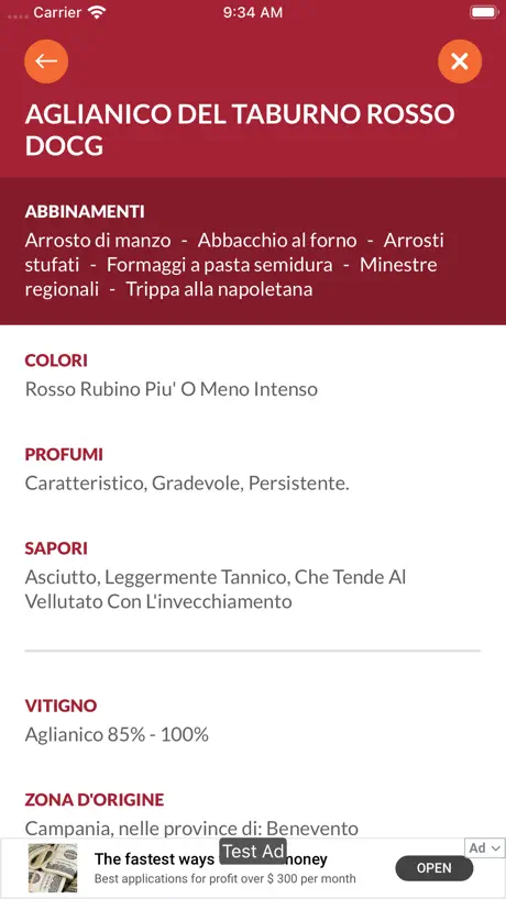 Abbinamento Cibo Vino