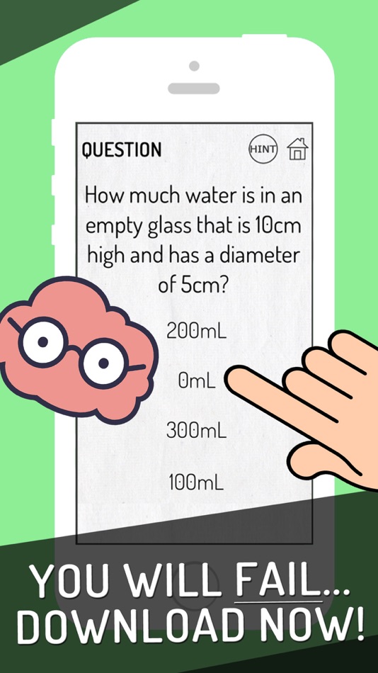 #4. Genius Brain Test: Tricky Quiz (iOS) 由: Leigh Be