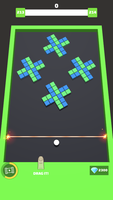 Screenshot #2 pour Pixel Breaker 3D: Color Bricks