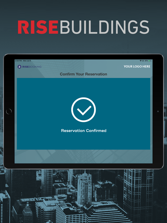 Rise Booking iPad screenshot
