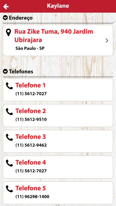 Kaylane Pizzaria Screenshot