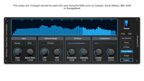 De-Esser AUv3 Audio Plugin screenshot