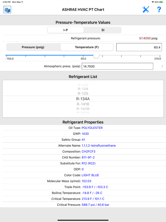 ASHRAE HVAC PT Chartのおすすめ画像1