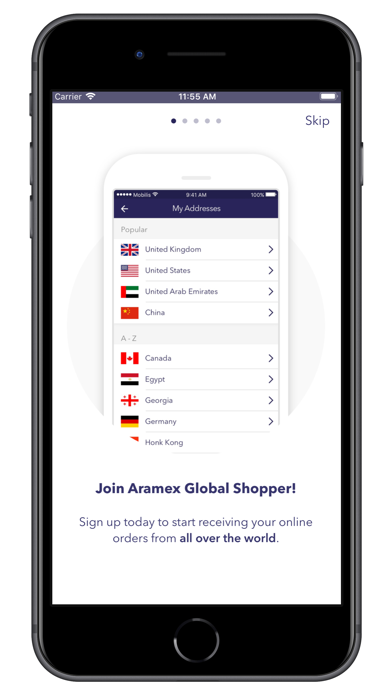 How to cancel & delete Aramex Global Shopper from iphone & ipad 2