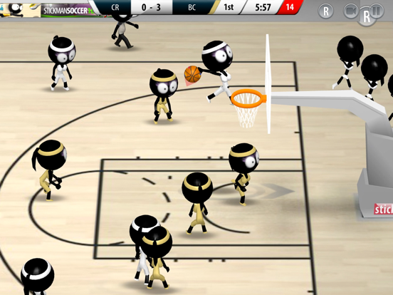 Screenshot #6 pour Stickman Basketball 2017