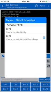 ble terminal hm-10 iphone screenshot 4
