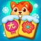 Mahjong Heroes is a new Mahjong experience: Collect powerful cute animals which will give you special tiles in the levels