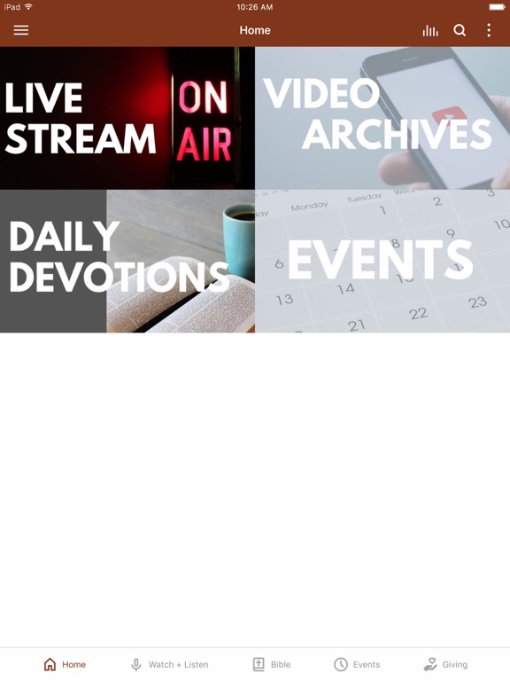 Trinity Lutheran Church Algona iPad screenshot 1 - Education app