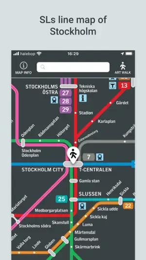 SL Transit Map Stockholm screenshot 1
