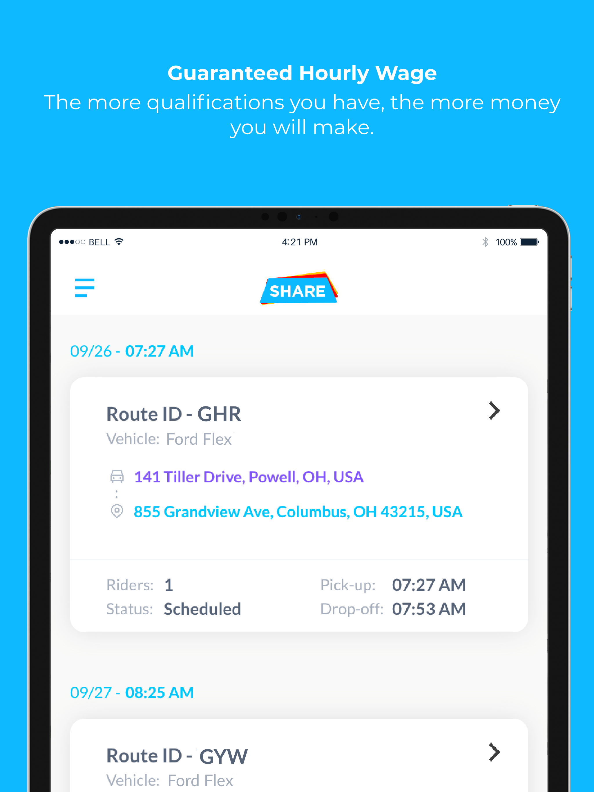 SHARE Transit for Drivers screenshot 4