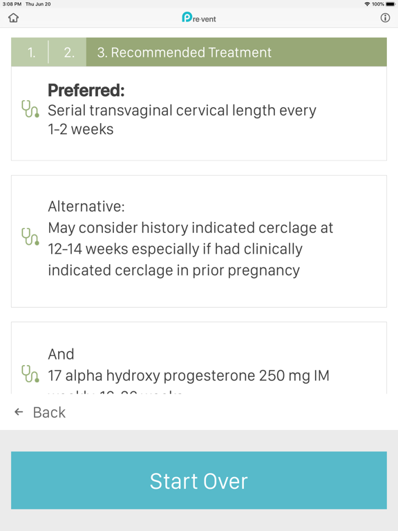 Pre-vent iPad screenshot 5 - Medical app