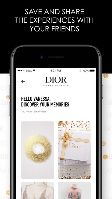 Dior AR Experience Screenshot