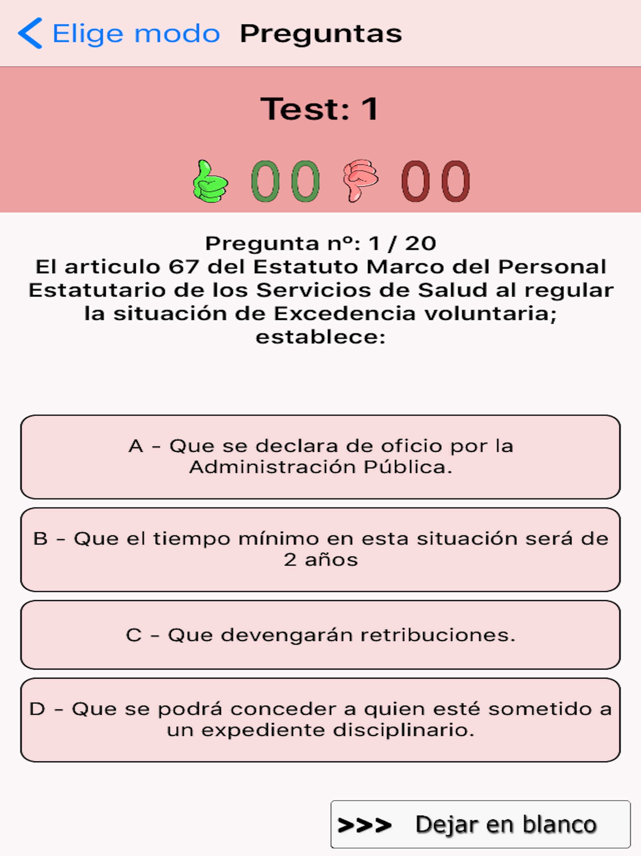 TestOpos Enfermería