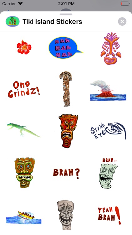 Tiki Island Stickers screenshot-4