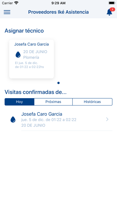 Screenshot #2 pour Proveedores Ike Asistencia