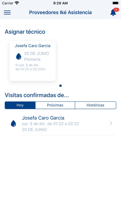 Proveedores Ike Asistencia