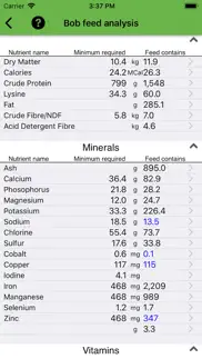 equine nutrition calculator iphone screenshot 3