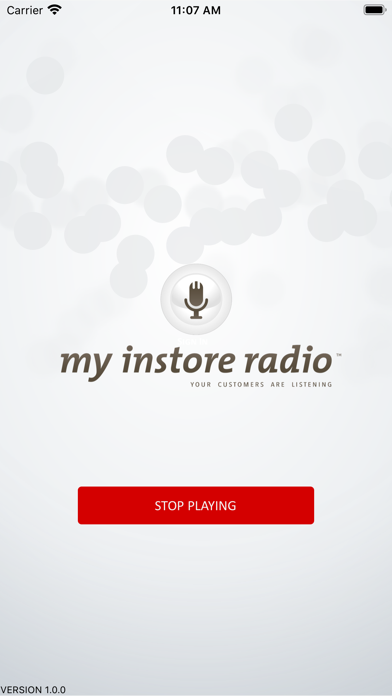 My Instore Radio Streaming Screenshot