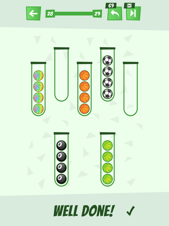 Screenshot #6 pour Sorty Ball Color Puzzle Game
