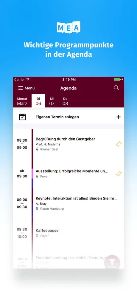 Mobile Event App
