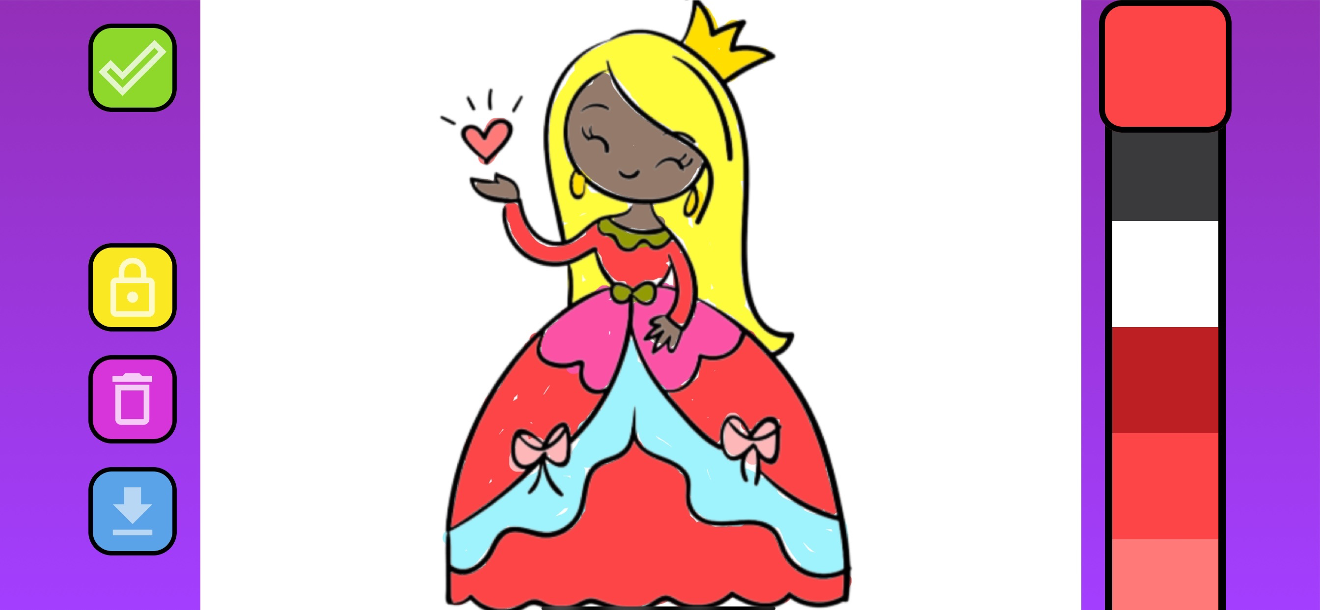 Princess Colouring Book screenshot 3
