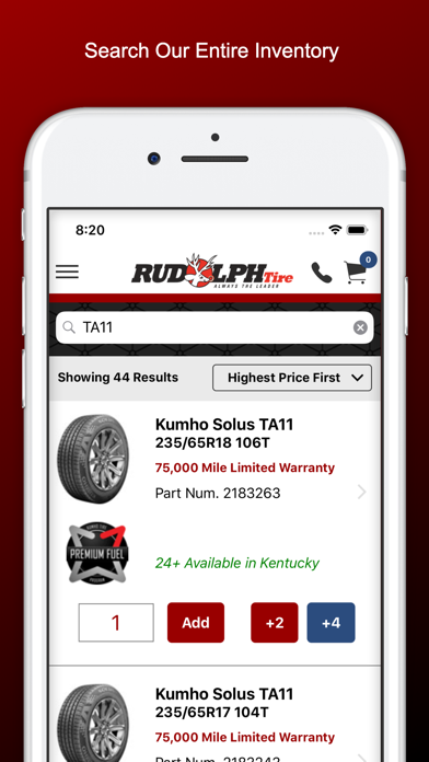 Screenshot #1 pour Rudolph Tire