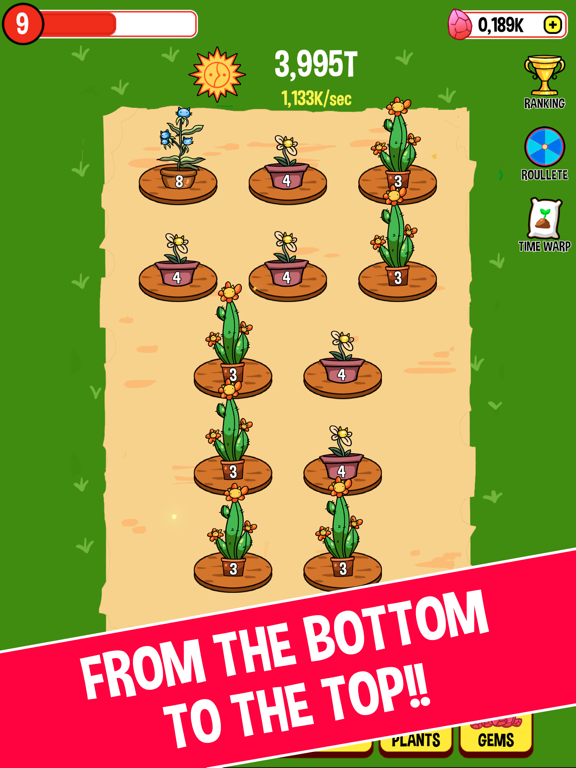 Screenshot #4 pour Kawaii Plants - Merge Tycoon