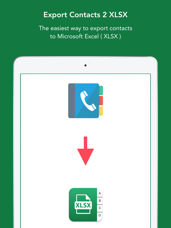 Screenshot #4 pour Contacts to XLSX - Excel Sheet