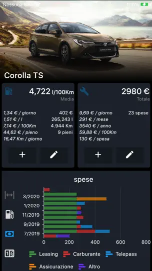 Captura de pantalla de Car Log Universal en iPhone 10