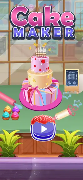 Game screenshot Bake Cake Maker Kitchen Game mod apk
