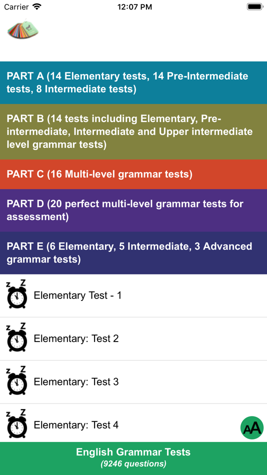 #1. English Grammar Tests (9246) (iOS) 由: Le Bin