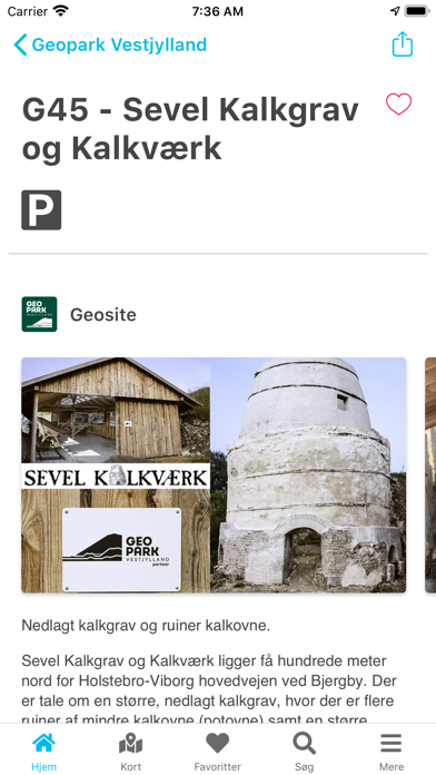 Geopark Vestjylland Screenshot