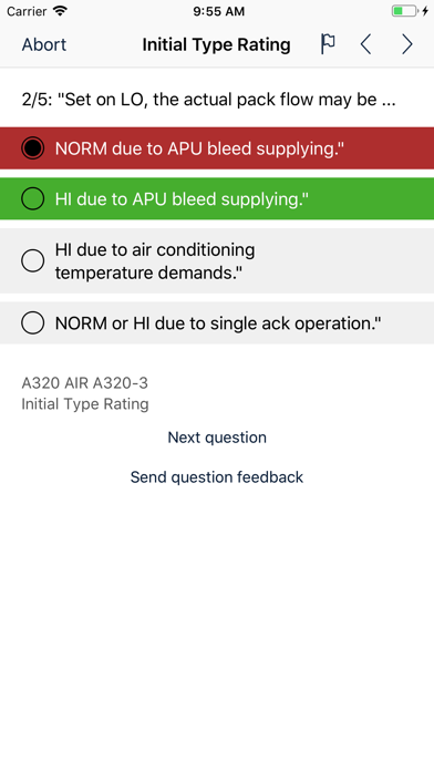 Airbus A320 Exam Preparation Screenshot