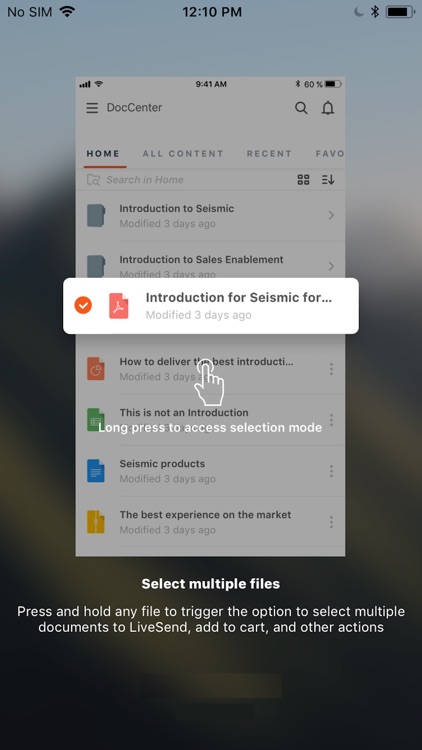 Seismic DocCenter screenshot-3